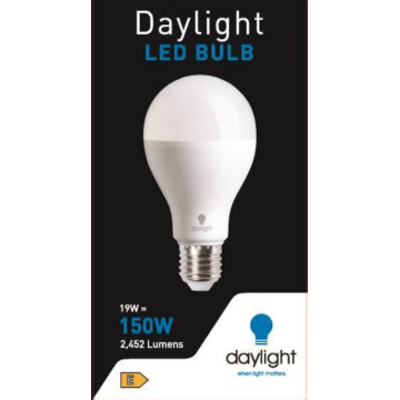Dagslyspære 19W LED